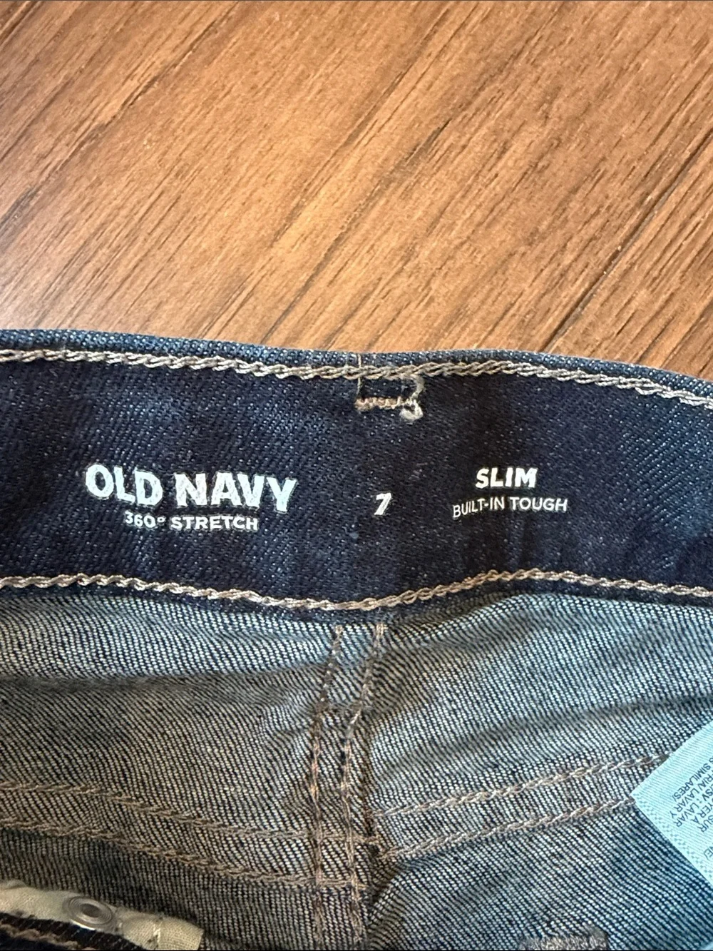 Old Navy Boys Slim Dark Blue Jeans Size 7 - C26-057